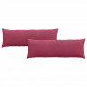 Poduszki na sofę 2 pcs Czerwone wino 120 x 40 cm
