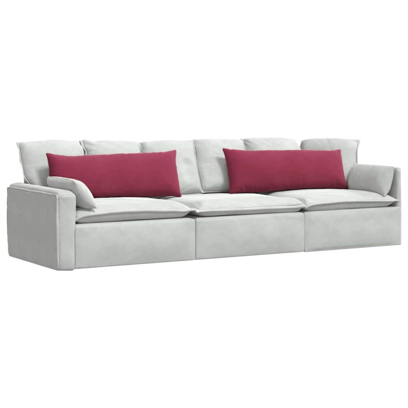 Poduszki na sofę 2 pcs Czerwone wino 120 x 40 cm