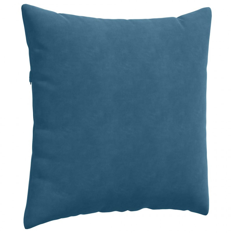 Poduszki na sofę 2 pcs Niebieski 60 x 60 cm Tkanina sztruksowa