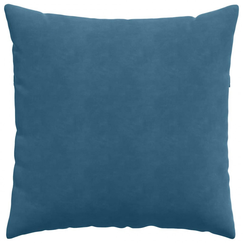 Poduszki na sofę 2 pcs Niebieski 60 x 60 cm Tkanina sztruksowa