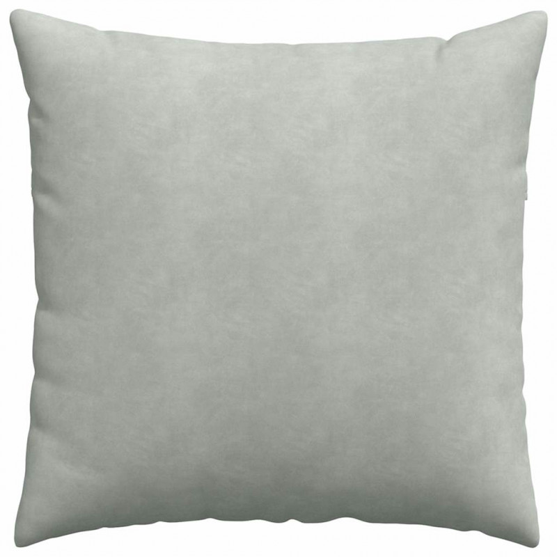 Poduszki na sofę 2 pcs Jasnoszary 60 x 60 cm Tkanina sztruksowa