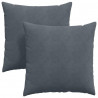 Poduszki na sofę 2 pcs Ciemnoszary 60 x 60 cm