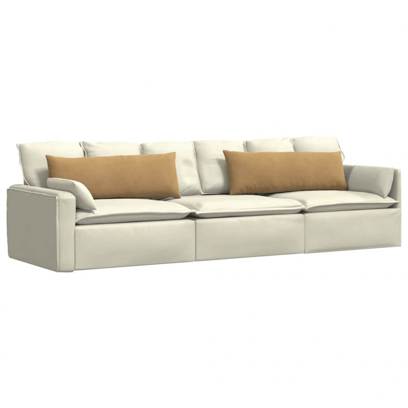 Poduszki na sofę 2 pcs Brązowy 120 x 40 cm Tkanina sztruksowa