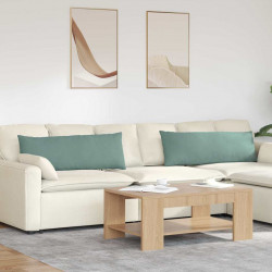 Poduszki na sofę 2 pcs Zielony morski 120 x 40 cm