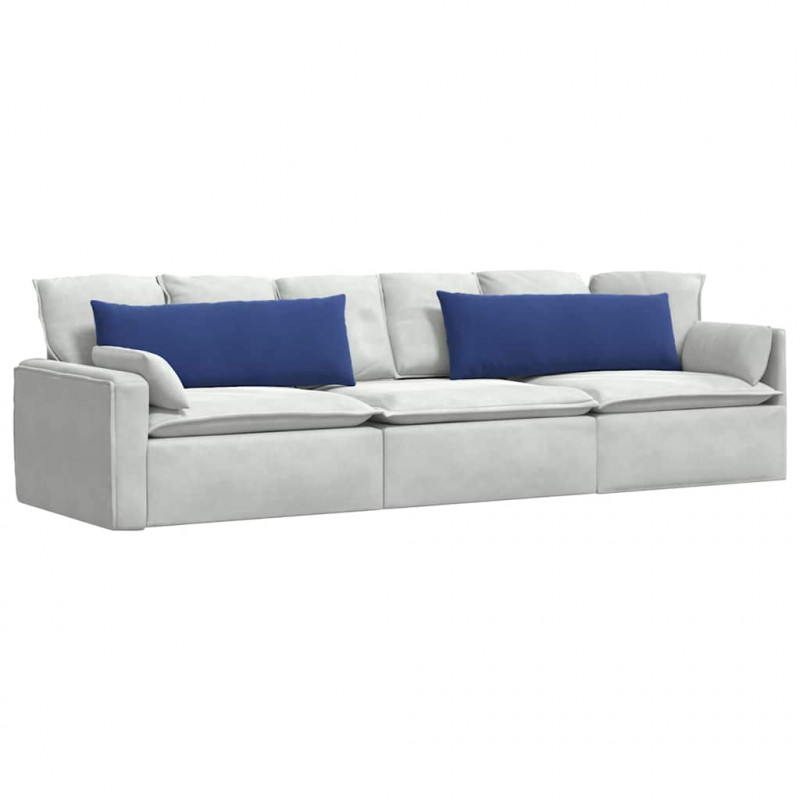 Poduszki na sofę 2 pcs Niebieski policyjny 120 x 40 cm