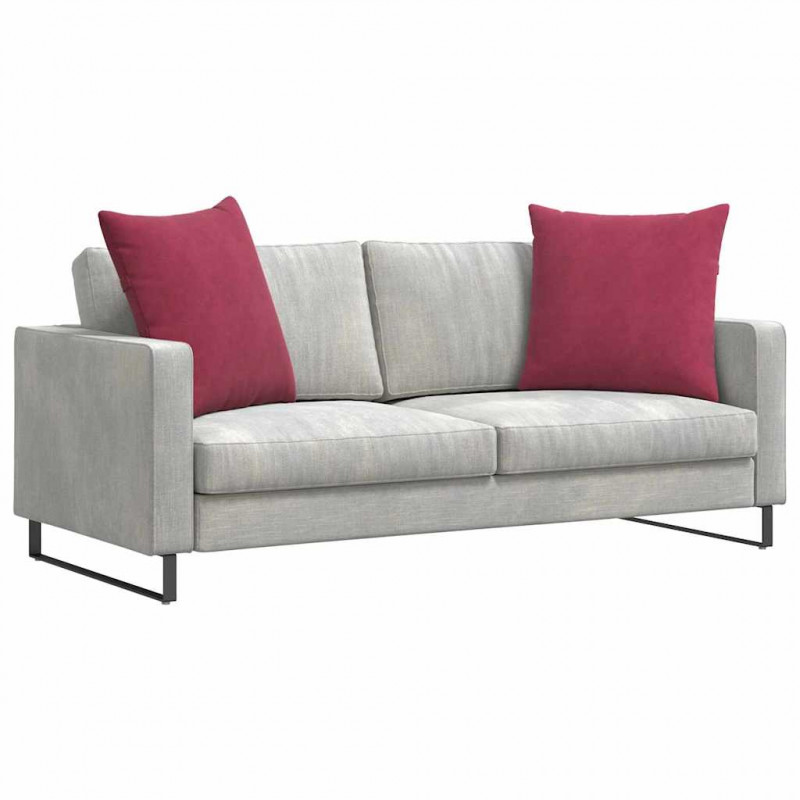 Poduszki na sofę 2 pcs Czerwone wino 60 x 60 cm