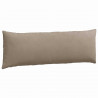 Poduszki na sofę 2 pcs Ciemnoszary 120 x 40 cm tkanina