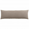 Poduszki na sofę 2 pcs Ciemnoszary 120 x 40 cm tkanina