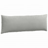 Poduszki na sofę 2 pcs Jasnoszary 120 x 40 cm tkanina