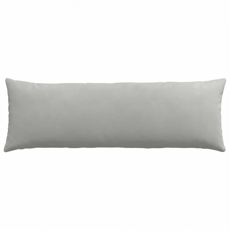 Poduszki na sofę 2 pcs Jasnoszary 120 x 40 cm tkanina
