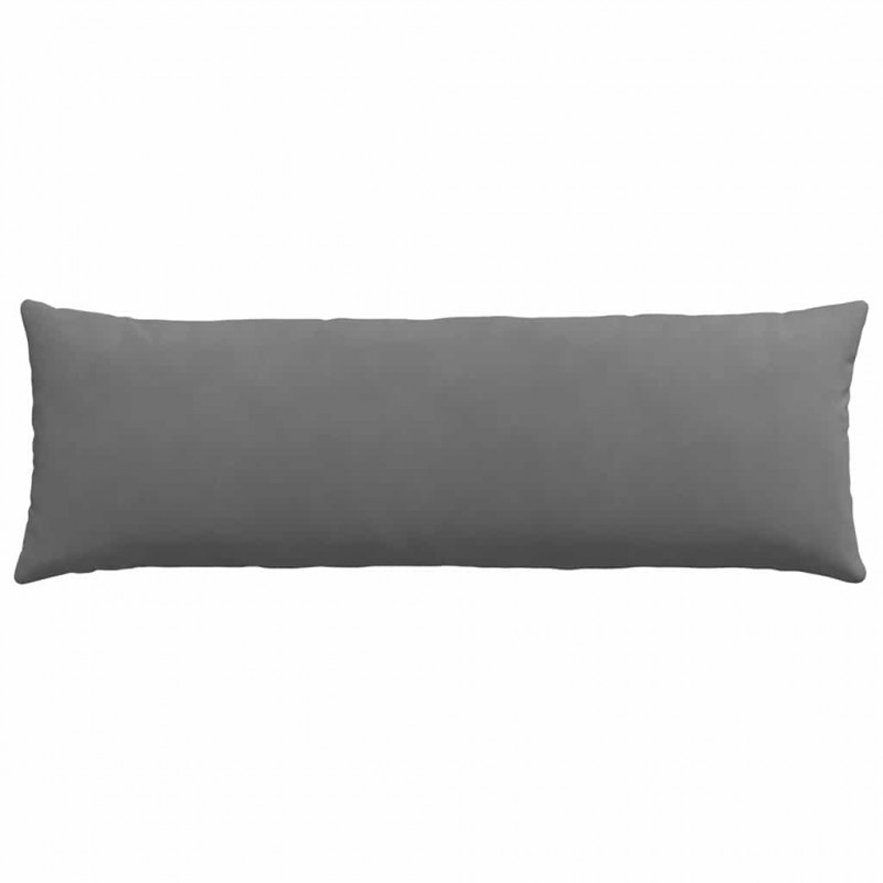 Poduszki na sofę 2 pcs Ciemnoszary 120 x 40 cm tkanina