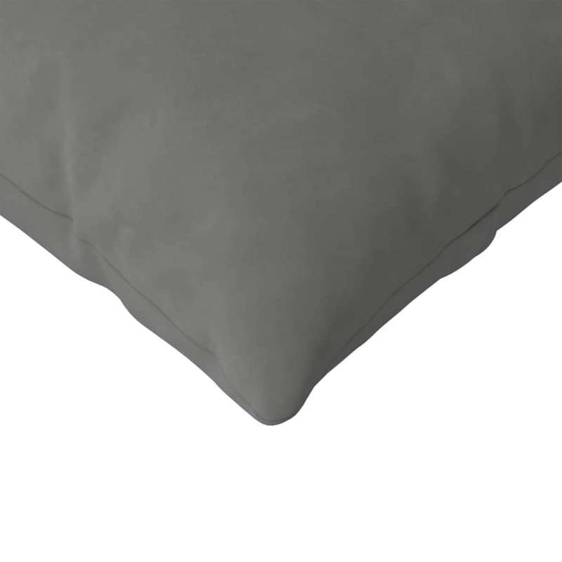 Poduszki na sofę 2 pcs Ciemnoszary 120 x 40 cm tkanina