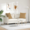 Poduszki na sofę 2 pcs Brązowy 60 x 60 cm Tkanina sztruksowa