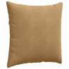 Poduszki na sofę 2 pcs Brązowy 60 x 60 cm Tkanina sztruksowa