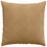 Poduszki na sofę 2 pcs Brązowy 60 x 60 cm Tkanina sztruksowa
