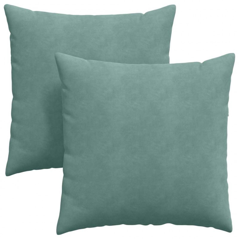 Poduszki na sofę 2 pcs Zielony morski 60 x 60 cm