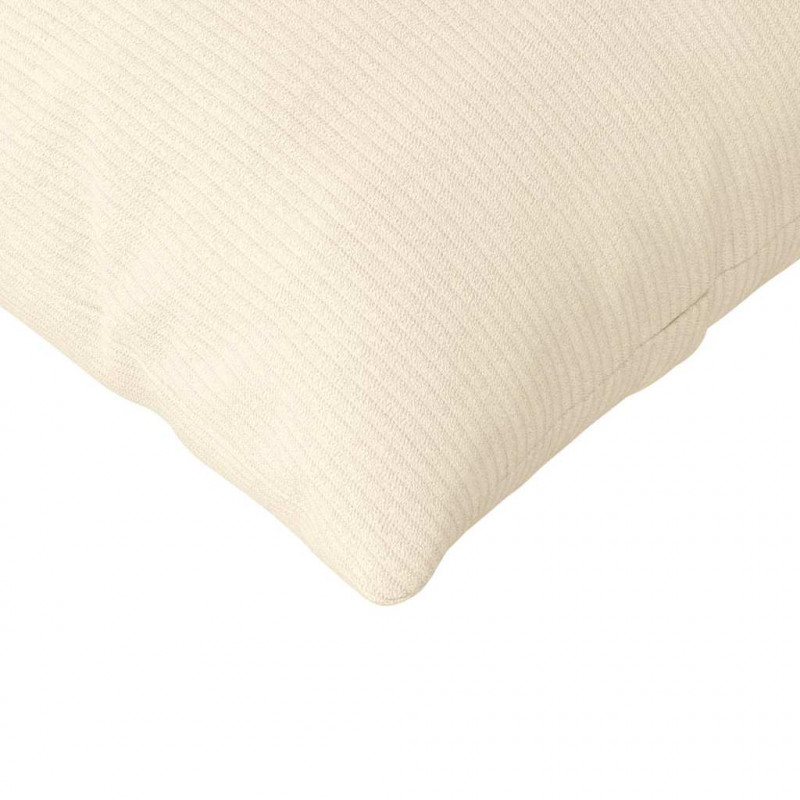 Poduszki na sofę 2 pcs Kremowy 120 x 40 cm Tkanina sztruksowa