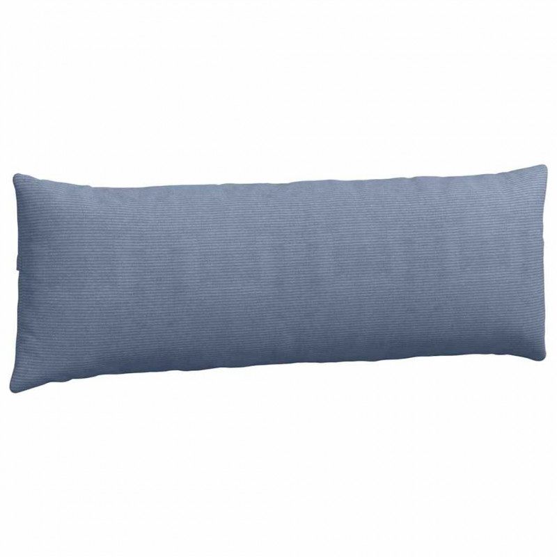 Poduszki na sofę 2 pcs Niebieski 120 x 40 cm Tkanina sztruksowa