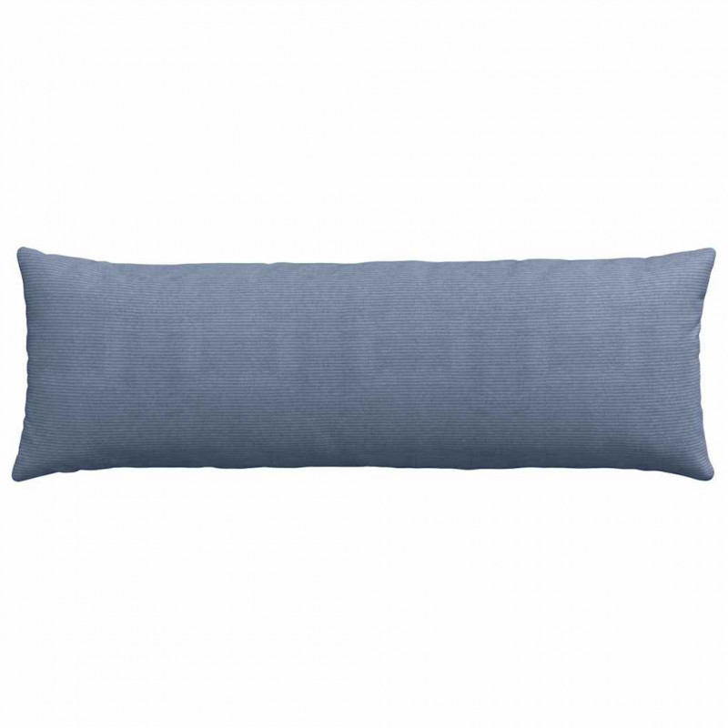 Poduszki na sofę 2 pcs Niebieski 120 x 40 cm Tkanina sztruksowa