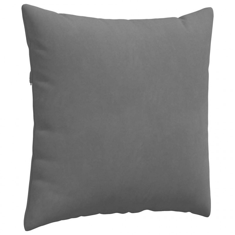 Poduszki na sofę 2 pcs Ciemnoszary 60 x 60 cm tkanina