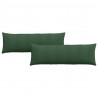 Poduszki na sofę 2 pcs Ciemna zieleń 120 x 40 cm