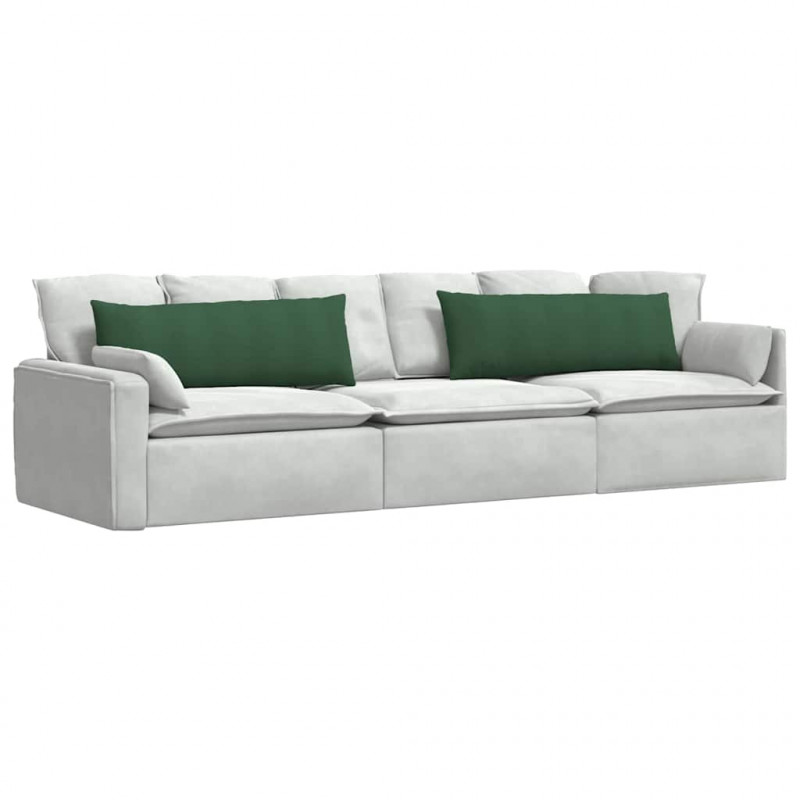 Poduszki na sofę 2 pcs Ciemna zieleń 120 x 40 cm