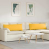 Poduszki na sofę 2 pcs Jasnożółty 120 x 40 cm