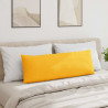 Poduszki na sofę 2 pcs Jasnożółty 120 x 40 cm