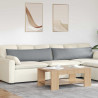 Poduszki na sofę 2 pcs Jasnoszary 145 x 40 cm tkanina