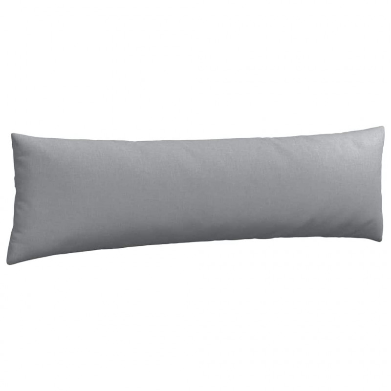 Poduszki na sofę 2 pcs Jasnoszary 145 x 40 cm tkanina