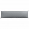 Poduszki na sofę 2 pcs Jasnoszary 145 x 40 cm tkanina