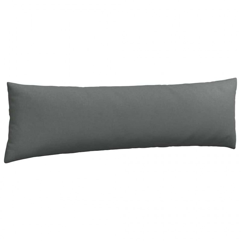 Poduszki na sofę 2 pcs Ciemnoszary 145 x 40 cm tkanina