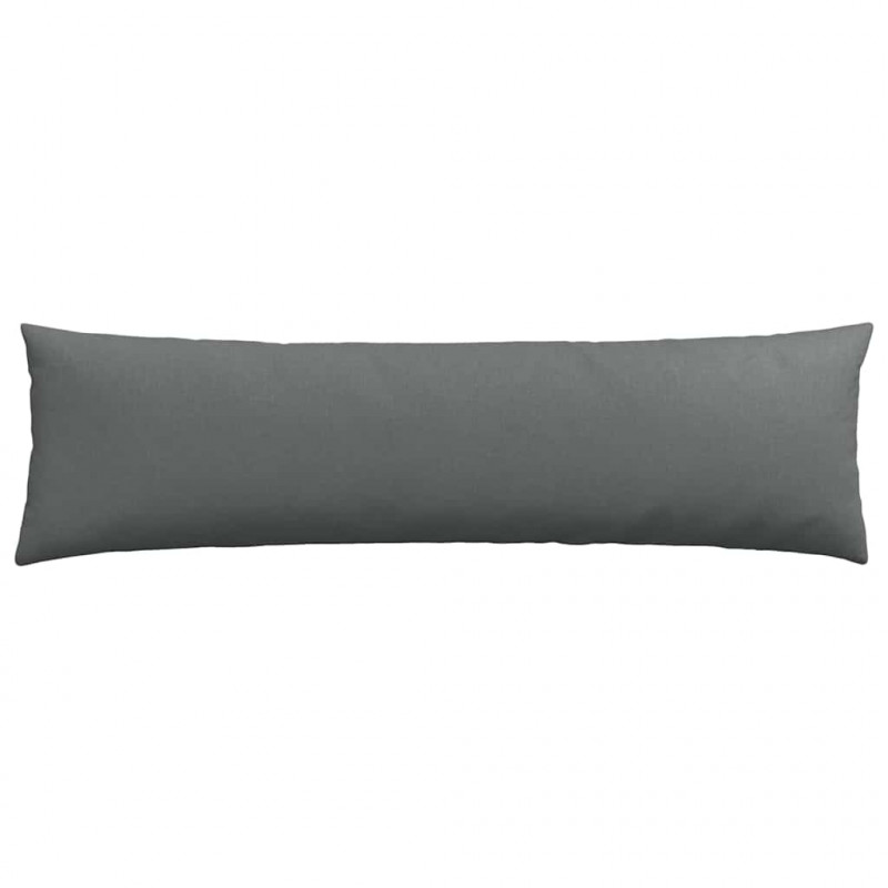 Poduszki na sofę 2 pcs Ciemnoszary 145 x 40 cm tkanina