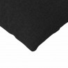 Poduszki na sofę 2 pcs Czarny 145 x 40 cm tkanina