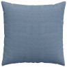 Poduszki na sofę 2 pcs Niebieski 60 x 60 cm Tkanina sztruksowa
