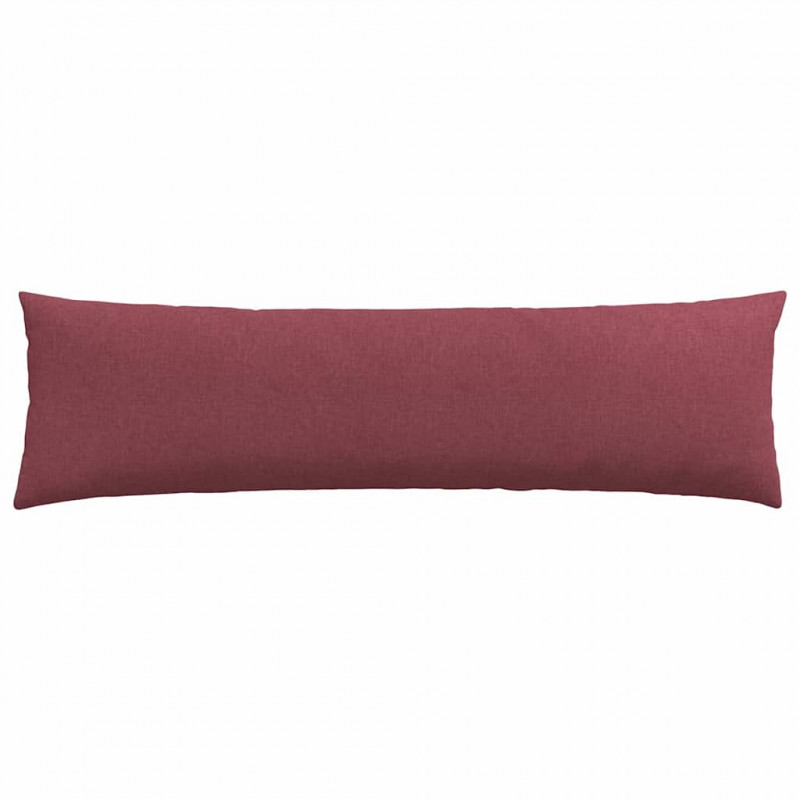 Poduszki na sofę 2 pcs Czerwone wino 145 x 40 cm tkanina