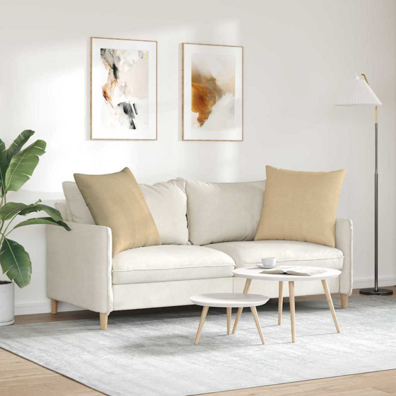 Poduszki na sofę 2 pcs Szary zielony 60 x 60 cm