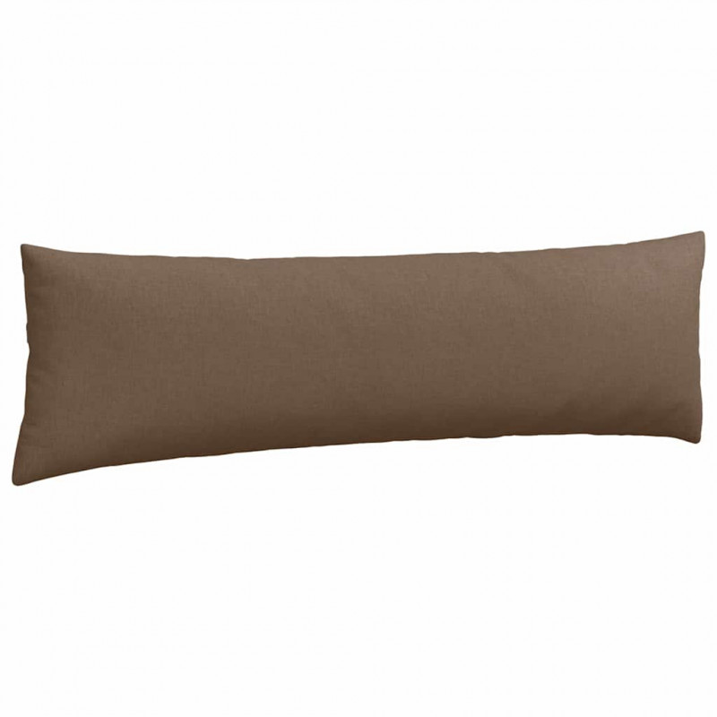 Poduszki na sofę 2 pcs Brązowy 145 x 40 cm tkanina