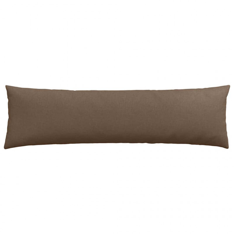 Poduszki na sofę 2 pcs Brązowy 145 x 40 cm tkanina