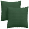 Poduszki na sofę 2 pcs Ciemna zieleń 60 x 60 cm