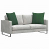 Poduszki na sofę 2 pcs Ciemna zieleń 60 x 60 cm
