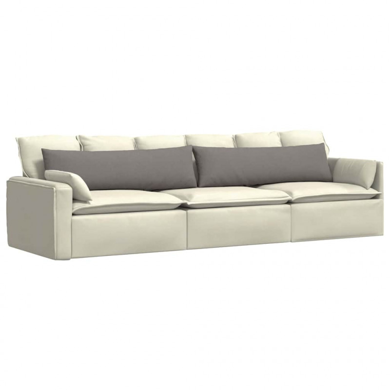 Poduszki na sofę 2 pcs Ciemnoszary 145 x 40 cm tkanina