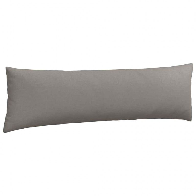 Poduszki na sofę 2 pcs Ciemnoszary 145 x 40 cm tkanina