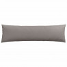 Poduszki na sofę 2 pcs Ciemnoszary 145 x 40 cm tkanina