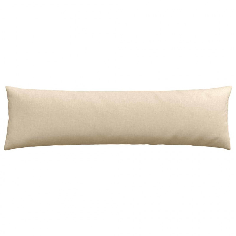 Poduszki na sofę 2 pcs Kremowy 145 x 40 cm tkanina