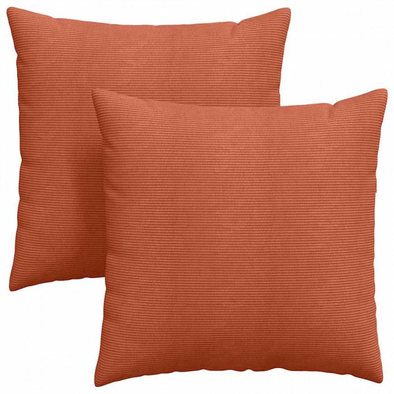 Poduszki na sofę 2 pcs Czerwono-pomarańczowy 60 x 60 cm