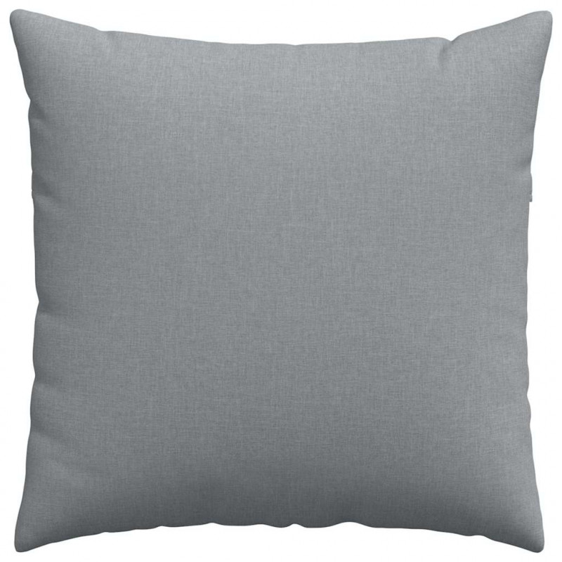 Poduszki na sofę 2 pcs Jasnoszary 80 x 80 cm tkanina