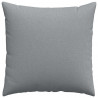 Poduszki na sofę 2 pcs Jasnoszary 80 x 80 cm tkanina