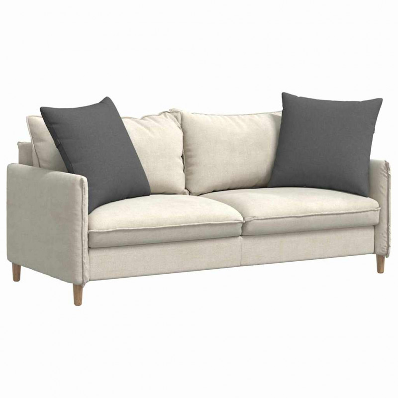 Poduszki na sofę 2 pcs Ciemnoszary 80 x 80 cm tkanina