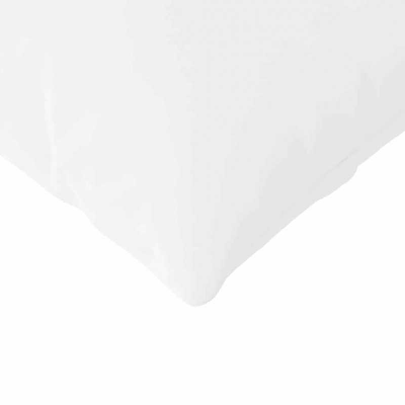 Poduszki na sofę 2 pcs Biały 145 x 40 cm tkanina